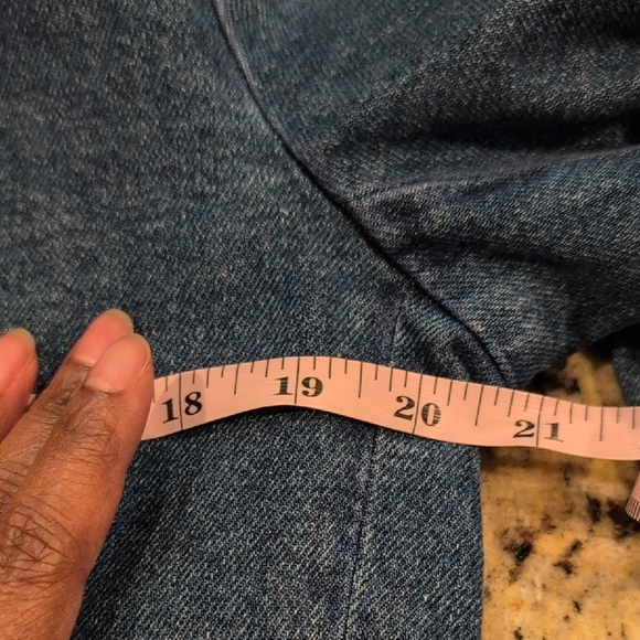 NWT Tory Burch Triple Wash Denim Blazer Jacket - Size 10 - Picture 12 of 14